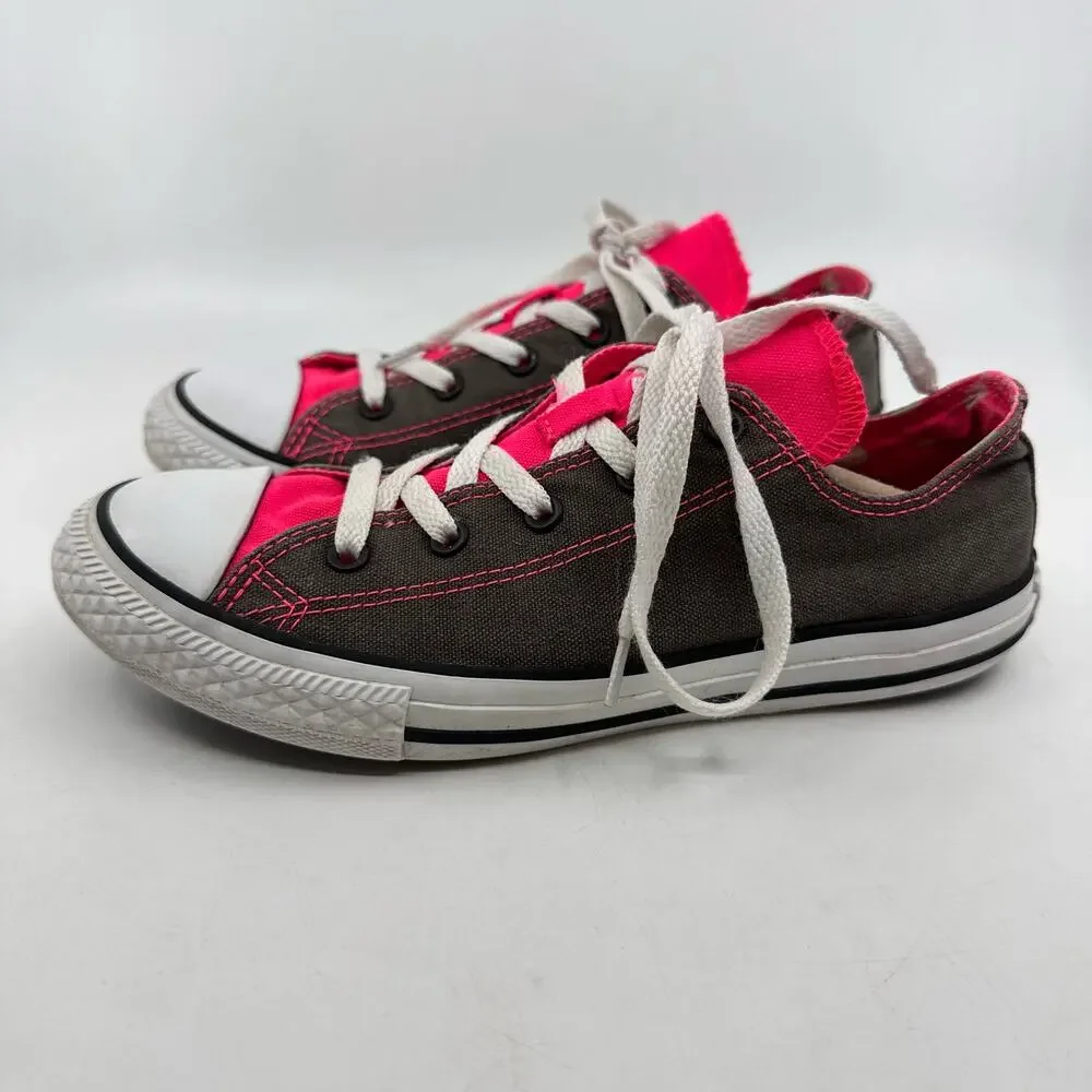Converse All Star Chuck Taylor Double Tongue Sneakers Junior Girls US 4 UK 3.5